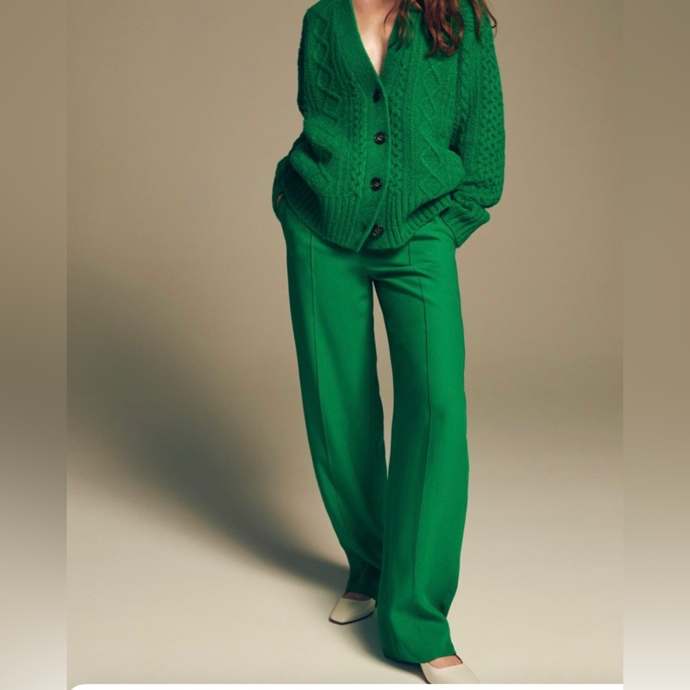 J.Crew high-rise crepe trouser